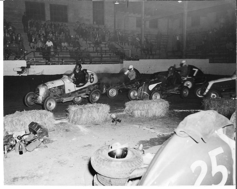 racing in agriculture hall salina ks